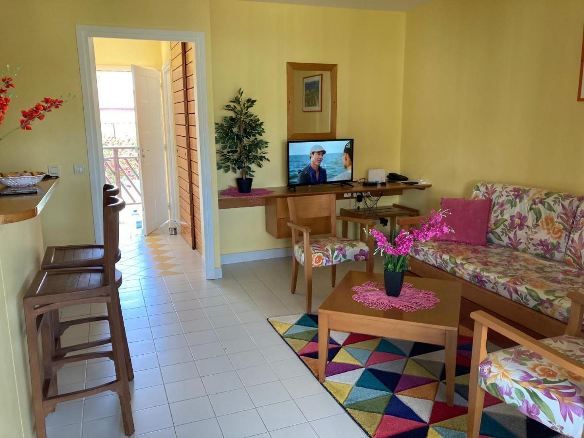 Appartement Arc En Ciel 3 Pieces Avec Acces Piscine Et Plage Сен-Франсуа Экстерьер фото